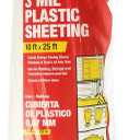 Frost King P1025/3 Polyethylene Sheeting, 10' x 25' x 3 mil., Clear