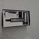 Hair Dryer - High-Speed 150,000 RPM Hairdryer for Fast Drying, 500Million Negative Ionic & Thermo-Control & Cool Shot Button & Lightweight & HD Display Blow Dryer with Magnetic Diffuser & Nozzle (Metal Silver Grey)