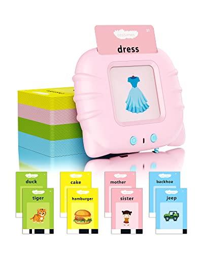 KOKODI Talking Flash Cards for Toddler Girls Toys Age 2-5, Speech Therapy Toys 224 Sight Words Speech Therapy Toys Learning Alphabet Educational Christmas Birthday Gifts for Boys Girls