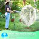 JOJOLEE Fruit Tree Netting for Garden Protection, 1Pc 9.8 x 9.8FT Insect Bird Nettings with Zipper and Drawstring, Plant Cover Mesh Net Bags for Blueberry Bushes, Tomatoes, Flowers