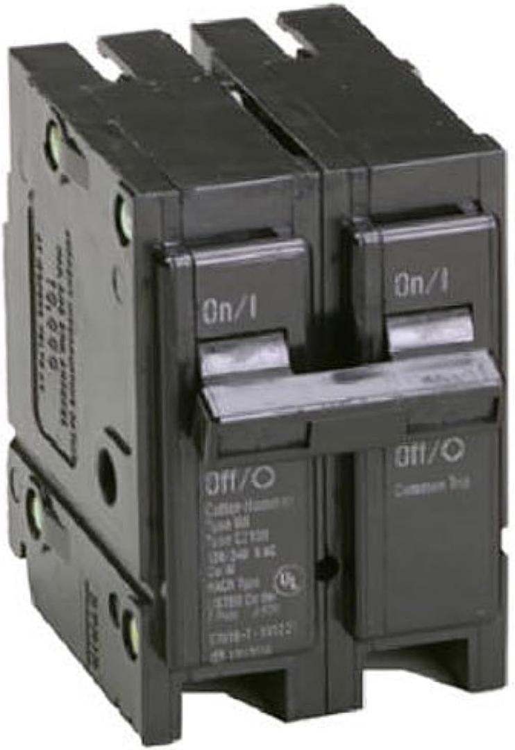 Eaton Corporation BR260 Double Pole Interchangeable Circuit Breaker, 120/240V, 60-Amp