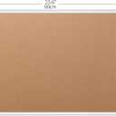 VIZ-PRO Cork Notice Board, 24 X 18 Inches, 3 Pack, Silver Aluminium Frame