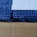 VEVOR Interlocking Tiles, 55Pcs 12 x 12 in, Soft PVC Drainage Tile Mat, Non Slip & Wear-Resistant Splicing Drainage Mat, Floor Tile Drain Holes for Restroom, Bathroom, Kitchen, Pool, Blue