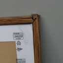 Opposite Wall - 20x24 in - Dark Solid Oak Wood Picture Frame - Lightweight, Versatile & Shatterproof - Wall Hanging Poster or Photo Frame - Wall Decor for Office, Gallery & Home