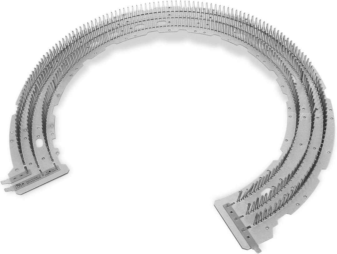 WE11M10001 for GE Dryer Heating Element Replacement (OEM) for GE Dryer Parts, Compatible with GE Dryer Mica Heater Replace GTD42EASJ2WW WE11M10001 WE11M32 Heating Element for Dryer, 240V 5130W
