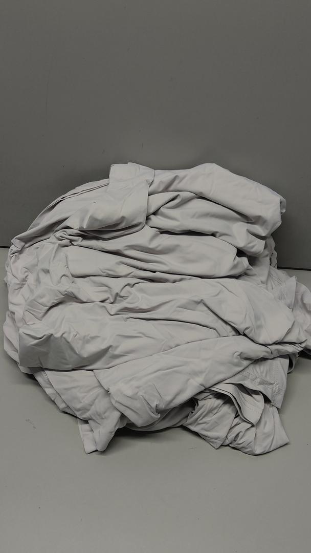 Bedsure King Size Sheets Set - 4 Pieces Soft King Sheets - Breathable & Cooling - Hotel Luxury - Easy Care Polyester Microfiber Bedding for Women, Men, Light Grey