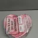 Reallnaive 6 Pcs 8.7 Inch Valentines Day Heart Shaped Plates Dessert Bowls Appetizer Plates Salad Bowls for Gift Valentine's Day Anniversary Party Supplies(Pink)