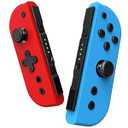 VOXAMINDALE Switch Controller replacement for Nintendo Switch Controller, Compatible With Switch/Lite/OLED, with Dual Vibration/Motion/Wake-up/Screenshot (Blue&Red)