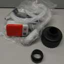 anngrowy Fuel Transfer Pump Battery Powered with Auto-Stop, Gas Can Pump Transfer with 4 Adaptors, 3.2 GPM, 51" Hose, Portable liquid Transfer Pump for Oil, Gasoline, Diesel, Kerosene, Gifts for Him