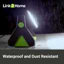 Link2Home 30W LED Work Light, 2400 lumens, 360 Rotation Stand with Hooking System, Weatherproof with 6ft. Cord and Impact-Resistant Glass Lens