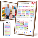 27" Digital Wall Calendar with Chore Chart, Touchscreen & Family Planner