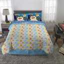 Pokmon Gaming Anime Kids Bedding Super Soft Microfiber Comforter And Sheet Set, 5 Piece Full Size, (Officially Licensed Product) By Franco