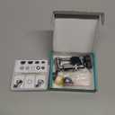 1080Swivel Faucet Extender, Sink Water Faucet Aerator Extension in Brass, Swivel Robotic Arm Bathroom Faucet Extender, Kitchen Rotating Extension Filter with 2 Mode Splash (Silver Standard)