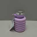 Collapsible Water Bottle, Reuseable BPA Free Silicone Foldable Water Bottles for Travel Gym Camping Hiking, Portable Leak Proof Sports Water Bottle with Carabiner