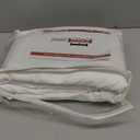 EBeddy Linens Split Corner Dorm Bed Skirt Twin XL 36 Inch Drop, 100% Cotton, Extra Long Bed Skirt for College Dorm, Platform Style, White Solid, Hidden Storage Solution, Easy Fit