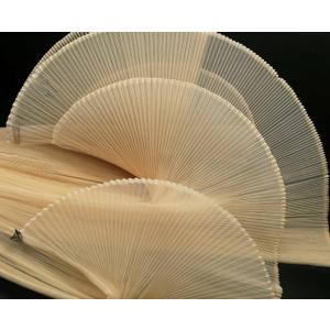 Ruffled Lace Trims 1 Yards, Pleated Lace Fabric Trim, Organza Ruffled Fabric Chiffon Tulle Border for Sewing Dress Bag Costume Decoration Trimming Craft (Beige)