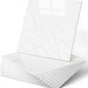 WADILE 20pcs Waterproof Peel and Stick Marble Wall Tiles, 11.8"x11.8" Self-Adhesive PVC Panels for Bathroom, Kitchen, and Living Room Earl White (Not Real Tile)