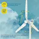 Thames & Kosmos Wind Power V4.0 STEM Experiment Kit | Build a 3ft Wind Turbine to Generate Electricity | Learn About Renewable Energy & Power a Small Model Car | Weatherproof for Outdoor Use
