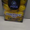 PIXA Propick 40 Unisphere Premium Outdoor Pickleball - USAPA Approved, Tournament Play, Durable Outdoor Pickleballs, Consistent Bounce,Smooth Flight,Competitive Play,Bright Yellow/Green,Pack of 3,6,12