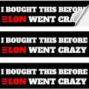 3 Pcs Funny Reflective Bumper Stickers, 11 x 3 Inches Waterproof Vinyl Decals for Car and Truck., Set of 5