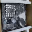 1500W Fog Machine with Lights 24 RGB LED Stage Smoke Machine Vertical Halloween Smoke Machine DMX/Wireless/Manual Control 2.5 Liters with 20000 CFM for Wedding Christmas Party Outdoor Indoor (black)