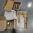 Delta Modern 14 Series Square Rain Shower System Faucet Set, Rainfall Brushed Nickel Shower Head and Handle Set, Valve Trim Kit, 10 Inch, Spotshield Stainless 342701-SP