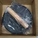 XUDAKAIXIN Cast Iron Smash Burger Press 7.1",Grill Bacon Meat Press Tool,Perfect for Blackstone, Camp Chef, Weber Grills & Indoor Griddles  BBQ & Cookout Must-Have (Grooved)