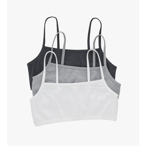 Hanes Women's Cotton String Bralette (3 Pack) L