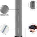 COKUNST Electric Wine Opener, Automatic Operation Corkscrew, Battery Operated Wine Bottle Opener with Foil Cutter, Wine Gift for Wedding Kitchen Party Home, Grey