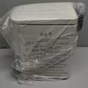 Small Bathroom Trash Can with Lid Soft Close-6L/1.6 Gal Slim Step Garbage Can-Metal Pedal Wastebasket-Narrow Rectangle Garbage Container Bin for Corner Office, Bedroom, Toilet, Live Room-Beige