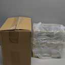 REDHUGO Glass Tea Bag Organizer for Counter, 2-Tier Teabag Organizer Storage Holder for Tea Bags, Glass Caddy Box Containers, Rack Teabag Station Stand for Cabinet Kitchen, 2-Tier, Gold