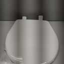 Bemis 730SLEC Slow Close Toilet Seat, Easy Clean Hinges and Durable Plastic Seat, Made in USA, Round, White