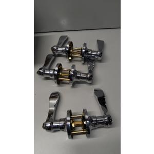 3 Pack Privacy Door Lever - Brushed Nickel