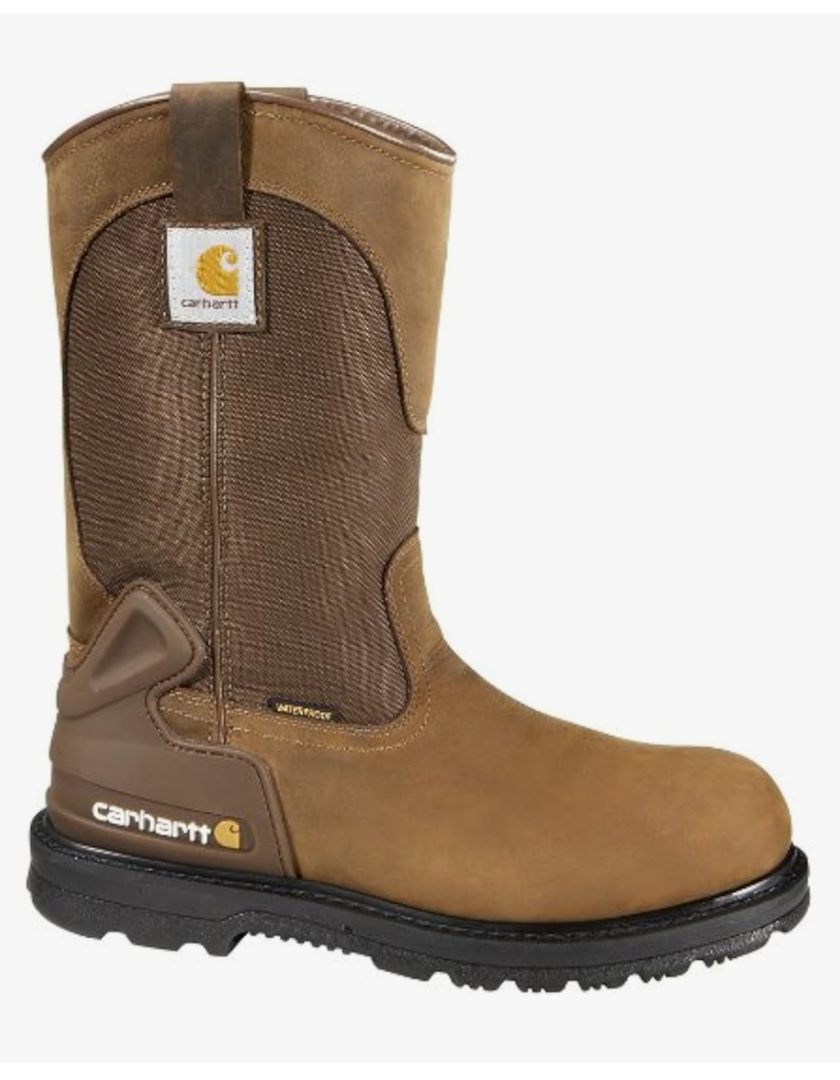 Carhartt Men's 11-Inch Waterproof Safety Toe Wellington, Size:12
