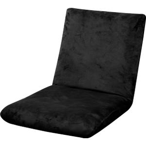 Velvet Folding Floor Gaming Chair Cover Stretch Adjustable Floor Chair Slipcover Washable Padded Folding Gaming Sofa Cover Seating Lounge Chairs Covers Protector for Living Room