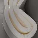 HARBOLLE Baby Ball Pit 47.2" Soft Round Memory Foam Ball Pits NOT Included Balls Indoor Outdoor Playpen for Babies Toddlers Kids Great Gift for Girls Boys, White