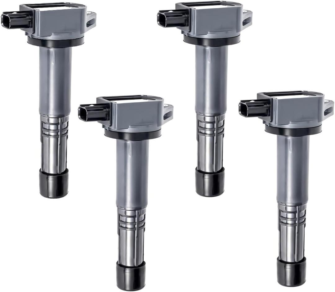 UF602 Ignition Coil Pack Compatible with 2.4L Honda & Acura Model- Accord CR-V Civic Crosstour ILX 2008 2009 2010 2011 2012 2013 2014 2015, Pack of 4