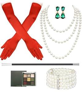 Swooflia Costume Accessories Women - Costume Outfit Cosplay Party Accessories Set for Women