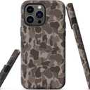 for iPhone 12 Pro Case & iPhone 12 Case,Hunting Camouflage(Camo),Dual Layer Soft TPU Hard PC Bumper Case Design