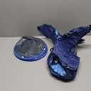 Mambobaby Float Self-Inflating Baby Swim Float with Canopy, Compressible Folding Pool Baby Float, Upgrade Soft Waterproof Skin-Friendly Material Toddler Swim Float (Standard Edition Blue)