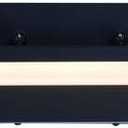 mirrea 36in Modern LED Vanity Light for Bathroom Lighting Dimmable 36w Black Painted (Warm White 3000K)
