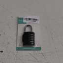 ZHEGE Padlock, Combination Lock 4 Digits, Outdoor Padlock Weatherproof for Gym Locker, Garden Fence Gate (Black)