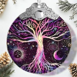 2 x Tree of Life Ornament - Unique Christmas Tree Ornaments for Women, Perfect for Holiday Decor, Gifts Ideal for Home Decoration, Enrich Your Tree with These Unique Ornaments.