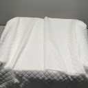 Leg Elevation Pillow for Blood Circulation After Surgery Swelling, Wedge Pillow for Legs Pain Relief, Foot & Ankle Injury, Rest & Sleeping, 8" Memory Foam Leg Pillow (24*21*8.5 Inch, White)