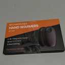 Hand Warmers Rechargeable 2 Pack Electric Hand Warmers Magnetic, 24Hrs Long Soft Heating Pocket Heater Gifts for Men Women Christmas Hiking Golf Hunting Ski