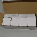 SHINY HANDLES Octagon Crystal Glass Half Dummy Door Knob Polished Chrome, No-Turning Bifold and Closet Door Knobs,4 Pack