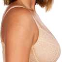 HSIA Minimizer Bra for Women - Plus Size Full Coverage Lace Bra with Underwire, Non Padded (Beige, 36DD)