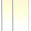 Allsmartlife 1x4FT LED Flat Panel Light Surface Mount, 24W/30W/40W, 4980LM Dimmable 5CCT 3000K-6000K, Edge-Lit Troffer Ceiling Light Fixture for Kitchen, White 2-Pack (1x4FT 5CCT (2-Pack), White)