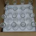 Sandraheer Glass Bud Vases in Bulk Set of 16, Small Glass Vases for Flowers， Mini Clear Bud Vases for Centerpieces Vintage Vases for Wedding Home Table Decorations