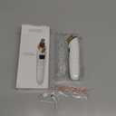 Blackhead Remover Pore Vacuum,Newest Upgraded USB Rechargeable Facial Pore Cleaner Blackhead Removal Kit with 3 Suction Power,5 Probes Black Head Extractions Tool for Women & Men (Off White)